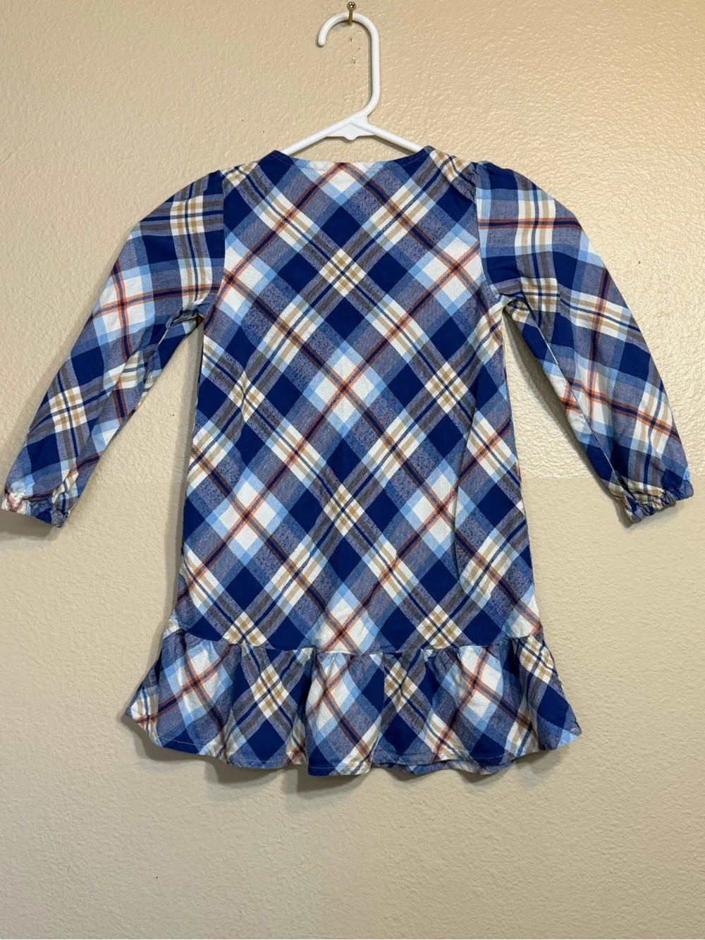 💕Bundle 3 for $20 Girls Gymboree Blue Plaid Button-Front Girls Dress